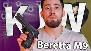 Страйкбольный пистолет KJW Beretta M9 (6 мм, GBB, CO2) видео обзор