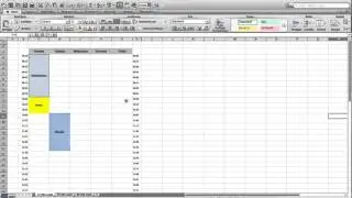 How to make a timetable in Microsoft Excel? (+free timetable file)