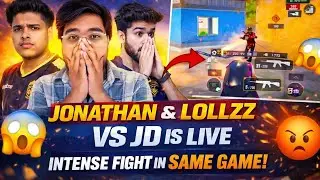 😱 JONTHAN & LOLZZZ VS JD IS LIVE FIGHT| LoLzzz Gaming vs Streamer 🥵