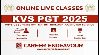 KVS PGT Online Classes 2025 #kvspgtphysics #kvspgtchemistry #kvspgtmaths #kvspgtcomputerscience