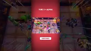 yuki 3 &times; alpha immortal #mobilelegends #youtubeshorts #magicchess #subscribe