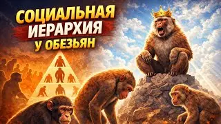 What does social hierarchy look like in monkeys?