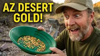 Desert GOLD Rush- 2 Days of Dry Washing in Arizona