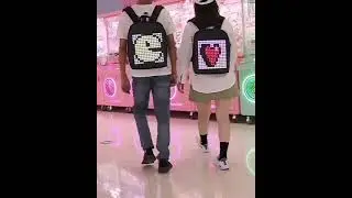 Creative LEDPro-Dinamic LED Backpack- This is future Mini #LED #Display#video #sign#screen#digital
