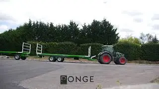 Convoi plateaux Ponge avec attelage homologu&eacute;