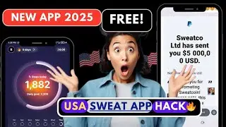 🔥NEW! USA SWEAT APP TRICK 2025 💰 | How to Get FREE Withdrawable Sweatcoins Using VPN (Full Guide)