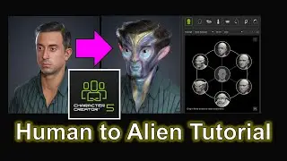 Convert Human to Alien | CC5 Tutorial #charactercreator5 #actormixer #alienmixer #tutorial #cc5
