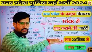 उत्तर प्रदेश के प्रमुख विश्व विद्यालय|UP Police 2024 | UP POLICE CONSTABLE 2024 |SC academy