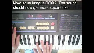 Korg DW6000 - Square wave approximation