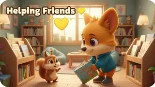 Kiko in the Little Library 📚🐶 | A Kind Cartoon Story for Kids