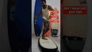 How to turn correctly with a surfboard?