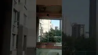 Modern frameless folding glass window for home and office