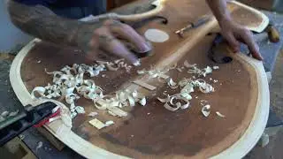 Workshop: Finishing the Half Edging and fitting the Bass Bar on a Neuner and Hornsteiner Double Bass
