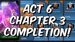Act 6 Chapter 3 Completion! - Mysterio & Havok Bosses?! - Marvel Contest of Champions