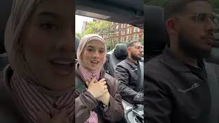 I SAW HIM BLUSH🥹🙈 #hijabi #marriage #couple #muslim