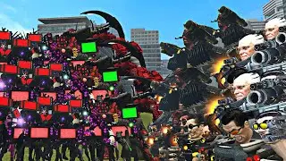 Evolution of Titan TV Man vs Skibidi Toilet Army &ndash; Ultimate GMod Showdown!