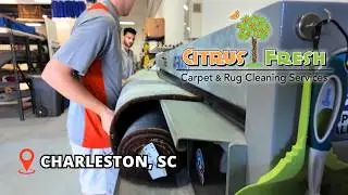 Citrus Fresh Charleston🌴 | Fascinating Rug Cleaning Process🫧 | Step-by-Step🔄