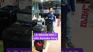 LG XBOOM RNC7 WITH KARAOKE 🎤 🤣 #cutebaby #ekmotahathighumechala #cute #bhojpuri #baby #funny #dance