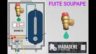 Fuite Soupape de s&eacute;curit&eacute; chaudieres murale 