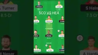 SCO VS HEA Dream 11 Prediction, SCO vs HEO dream 11 team, SCo vs HEA today BBL Match