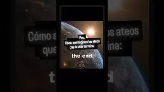 💀 El &ldquo;final&rdquo; seg&uacute;n los ateos&hellip; 🤡🤣 | Meme#Memes #Iron&iacute;a #Humor #Ate&iacute;smo #Shorts #Viral