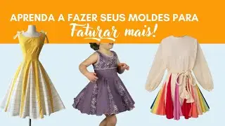 Molde de saia de nesga - Alana Santos Blogger