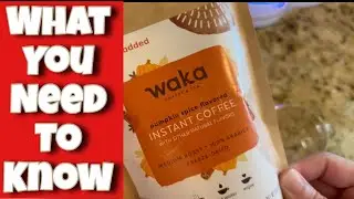 Pumpkin Spice Coffee in June Waka instant coffee Review
