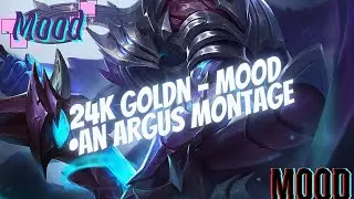 24kGoldn - Mood💙 An Argus Jungler Montage | MLBB - Jay Ron2 [Reupload]