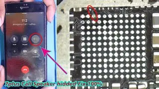 iPhone 7 Plus Call Speaker Not Working Hidden Can't Touch Voice memo Not Working (IC Audio )