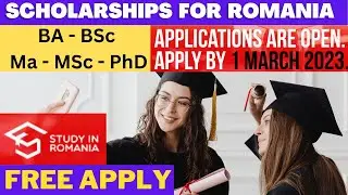 Romania scholarship for international Students | Free Study in Romania 2023 BA/MA/PHD | URDU/HINDI