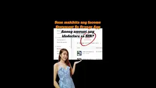 Ano ang idedeclare na amount sa BIR? Saan makikita ang income statement sa SHOPEE