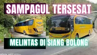 Bus SAMPAGUL tersesat di siang bolong melintas di jalan raya Payakumbuh-bukittinggi,,,!!??