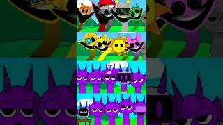 Incredibox Sprunki _ Everyone is Durple Normal VS Darkness #sprunki #incredibox #sprunkimusic #short