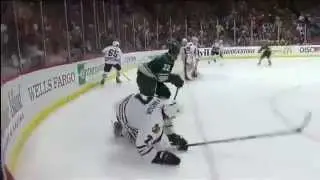 Nhl Hardest Hits - Cal Clutterbuck hits Brent Seabrook 5 7 13
