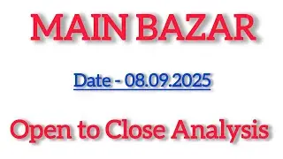 Main bazar today || open to close || main bazar matka trick [ 08.09.2025 ]