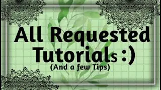 |Gacha Club| All Requested Tutorials | Few Tips | (Bonus at the end) | • Jersianganda123 •