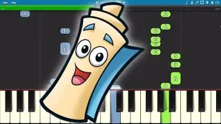 I'm The Map - Piano Tutorial (From Dora The Explorer)