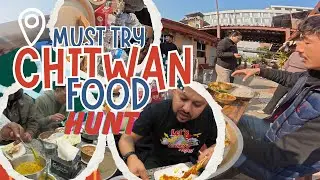 Chitwan Local Food Tour | Sadak Dekhi Swad Samma | Chitwan ko Famous Khana | Ultimate Food Hunt 