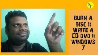 BURN A DISC II WRITE A CD DVD II BURNING PROCESS IN WINDOWS 7 II SANDEEP SIR II SHIVAM INSTITUTE
