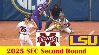 LSU vs Mississippi State Softball Game Highlights, 2025 SEC Second Round