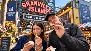 We Tried ALL the Foods at Granville Island!