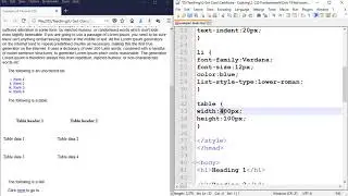 Styling Tables with CSS
