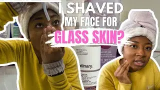 “Glass Skin Hack: Face Shaving Routine (Dermaplaning at Home)”