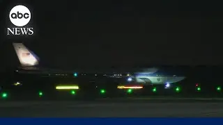 President Trump arrives in London for second state visit