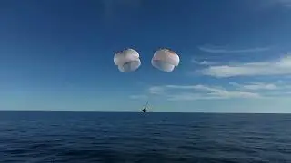 WELCOME! To home Sunita Williams & Butch Willmore Crew Dragon Beautiful Splashdown Moment @SpaceX