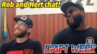 Hert and Rob from Hoonigan DRIFT WEEK chat!