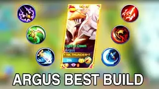 ARGUS BEST BUILD | ATTACK SPEED+DAMAGE+LIFESTEAL BUILD | INFINITE GAMING MLBB