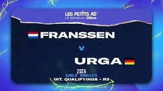 Les Petits As 2026 | Girls International Qualifications R3 | Daphne FRANSSEN vs. Alessandra URGA
