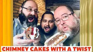 CHIMNEY CAKES with a TWIST in BUDAPEST, Hungary | The Fluffies Channel