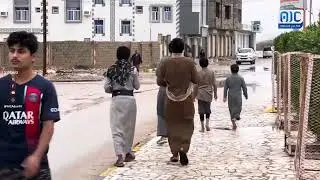 أجواء مدينة عتق عاصمة شبوة عقب الأمطار الغزيرة عصر اليوم ✨🤍